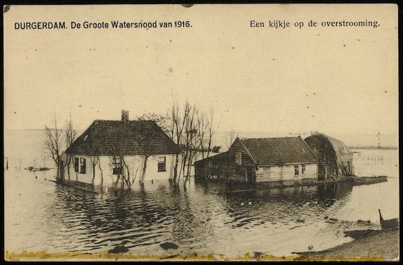 overstroming Durgerdam-schellingwoude 1916